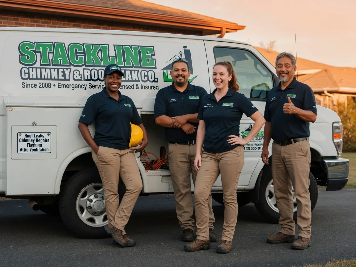 Chimney flashing repair company in Farnsworth, TX